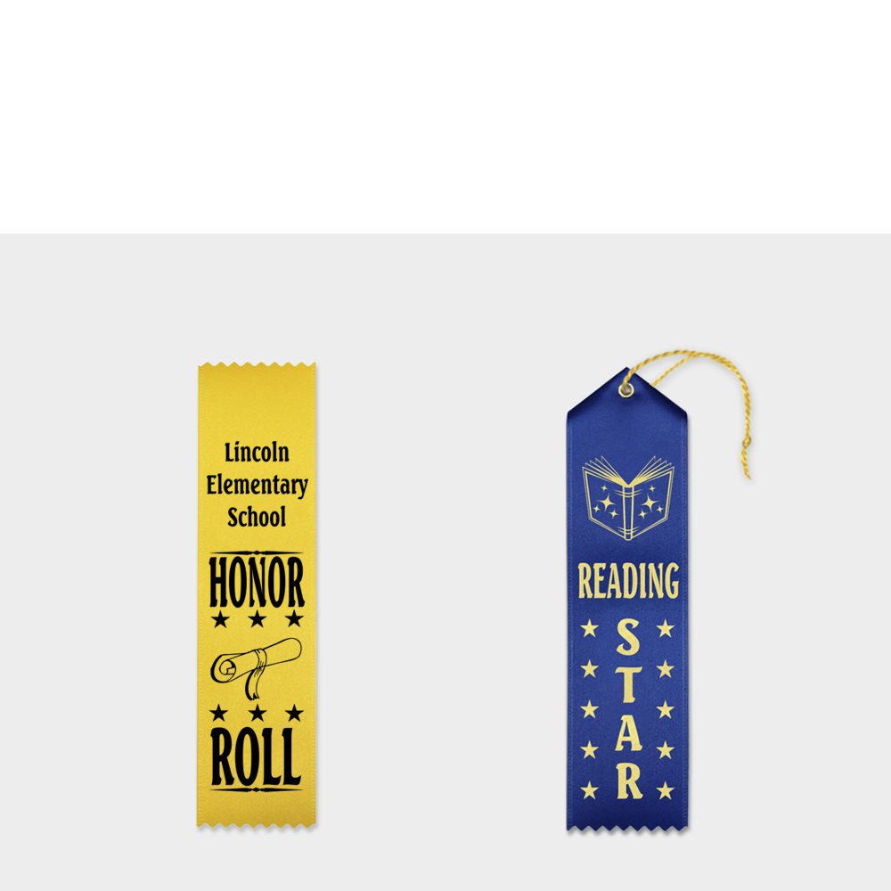 Custom School Award Ribbons Custom School Award Ribbons
