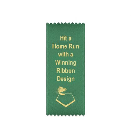 Custom Ribbon 2-1/2 x 6 Flat